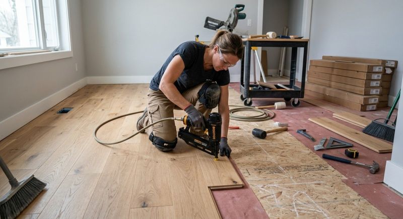 Hardwood Floor Installation in Glenview, IL