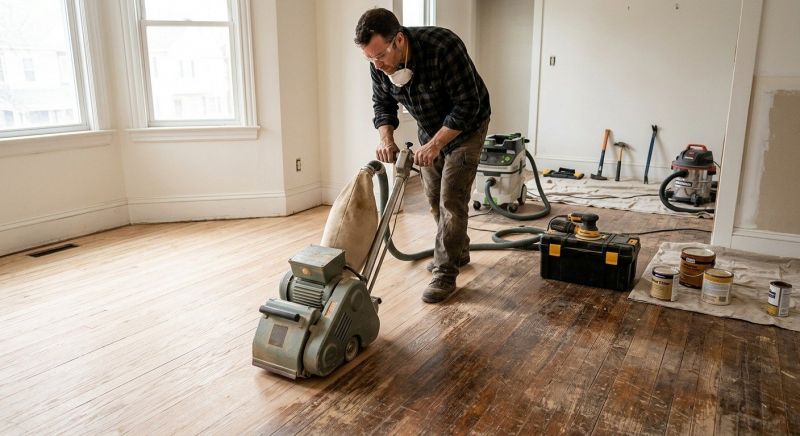 Hardwood Floor Renovation in Skokie, IL