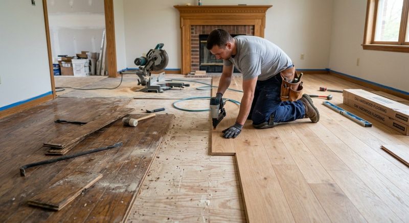 Hardwood Replacement in Dupage County, IL