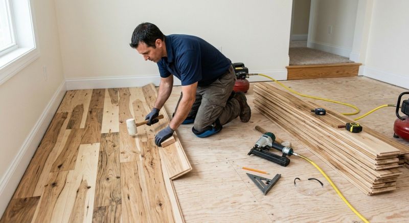 Hickory Floor Installation in Skokie, IL
