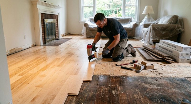 Maple Flooring Installation in Addison, IL