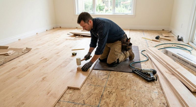 Maple Flooring Installation in Morton Grove, IL
