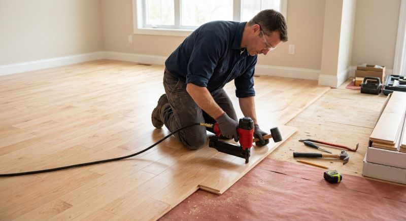 Maple Flooring Installation in Wheeling, IL