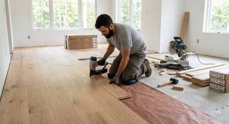 Oak Floor Installation in Chicago, IL