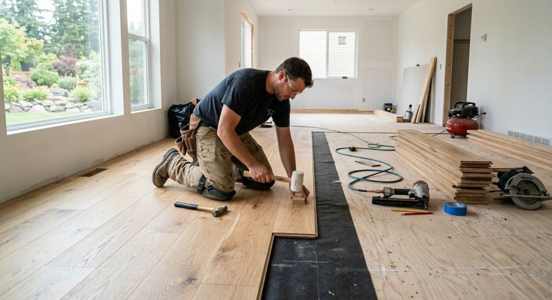 Oak Floor Installation in Glen Ellyn, IL