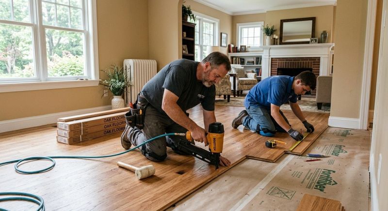 Oak Floor Installation in La Grange, IL