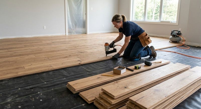 Plank Floor Installation in Skokie, IL