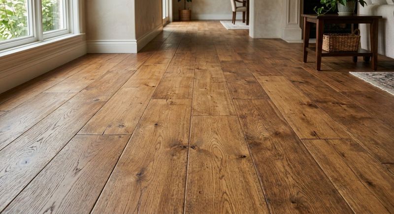 Wide Plank Floor Installation in Skokie, IL