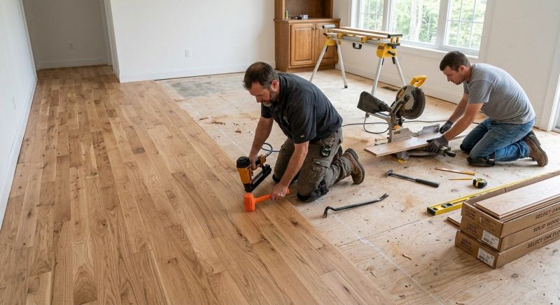 Wood Floor Replacement in Hickory Hills, IL