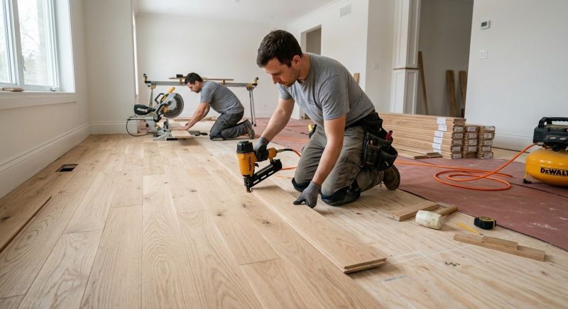 Wood Floor Replacement in Hillside, IL